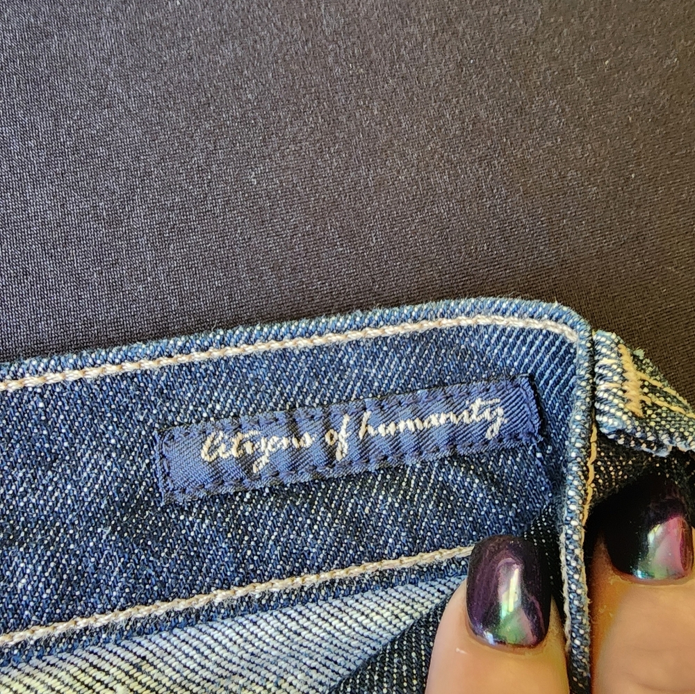 Citizens Of Humanity Blue Bootcut Jeans - Picture 2 of 8